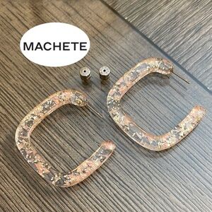 MACHETE Midi Square Hoops
